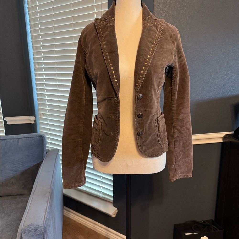 GUESS Brown Studded Women's Jacket